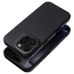 OEM Carbon Elite Mag Cover, združljiv z MagSafe, primeren za IPHONE 16, črn