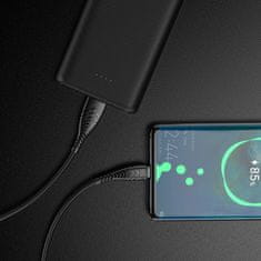 VEGER VEGER USB kabel A na tip C 2,4A V104 1,2 m črn