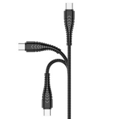 VEGER VEGER USB kabel A na tip C 2,4A V104 1,2 m črn