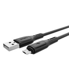 WiWU WiWU - USB kabel serije Starlink Wi-C042E USB A na Micro USB 2,4A - črn