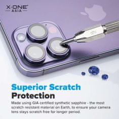 X-One Safirno steklo X-ONE za objektiv fotoaparata Camera Armor Pro – za iPhone 16e (SE 4 2025)