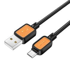 Hoco USB kabel A na Micro USB Hoco 2,4A 1 m X108 črn