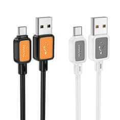 Hoco USB kabel A na Micro USB Hoco 2,4A 1 m X108 črn