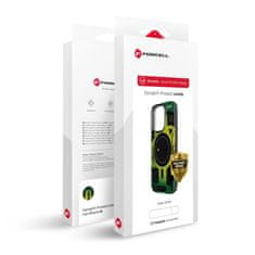 FORCELL Etui za Samsung S25 PLUS Forcell F-Protect Levels Dual Layer 4D tehnologija združljiva z MagSafe Military Drop-Test cyber green