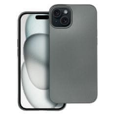 OEM METALLIC etui za IPHONE 15 Plus, siv