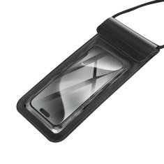 Hoco Vodotesna torbica za telefon Hoco IP68 240 x 120 x 15 mm HX53 črna