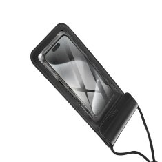 Hoco Vodotesna torbica za telefon Hoco IP68 240 x 120 x 15 mm HX53 črna