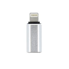 OEM Adapter tipa C (ženski) za Lightning (moški) srebrni