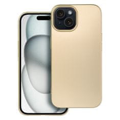 OEM METALLIC etui za IPHONE 15 zloty