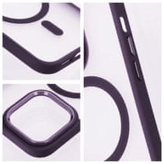 OEM MATTE MAG COVER etui, združljiv z MagSafe za IPHONE 16 Plus, vijoličen
