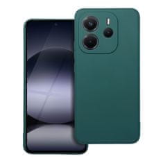 OEM MATT etui za XIAOMI Redmi Note 14 4G (GLOBAL - 164,84 mm x 78,15 mm x 8,16 mm) temno zelena