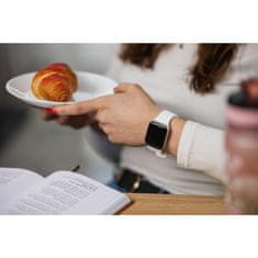 FORCELL Forcell F-Design FA12 pas za Apple Watch, silikonske luknje, 42/44/45/49 mm, oranžna