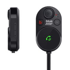 Blue Star Bluetooth avtomobilski oddajnik Blue Star 2v1 CarLink BT62 črn
