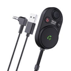 Blue Star Bluetooth avtomobilski oddajnik Blue Star 2v1 CarLink BT62 črn