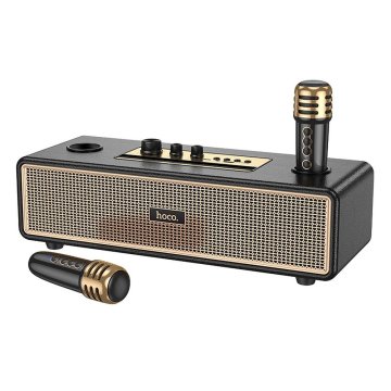 Hoco 25 W 6h Bluetooth karaoke komplet Hoco BS63 črn