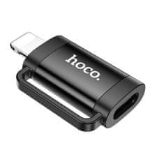 Hoco OTG adapter Lightning na USB C Hoco 2A UA31B črn