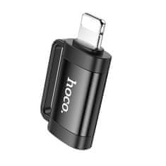 Hoco OTG adapter Lightning na USB C Hoco 2A UA31B črn