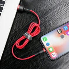 BASEUS BASEUS kabel USB A na Lightning 2,4A Cafule CALKLF-A09 0,5 m rdeče-črn
