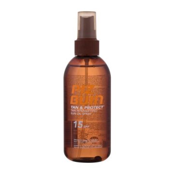Piz Buin Tan & Protect Tan Intensifying Oil Spray SPF15 vodoodporno olje za telo za pospeševanje porjavelosti 150 ml