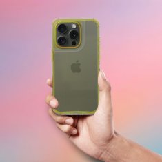 OEM MATRIX CLEAR etui za IPHONE 16 rumena