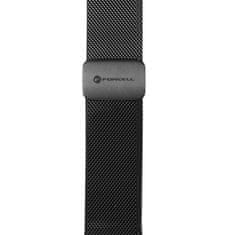 FORCELL Pasek za Apple Watch Forcell F-Design FA14 magnetni jeklo 42 / 44 / 45 / 49 mm črn