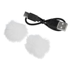 OEM Brezžični mikrofon za kravato Lightning z dolgim mikrofonom (2 v kompletu) K1 bel