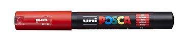 Uni-ball POSCA akrilni marker - rdeč 0,7 - 1 mm