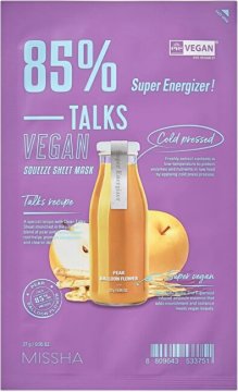 MISSHA Talks Vegan Squeeze Super Energizer (maska za lističe) 27 g
