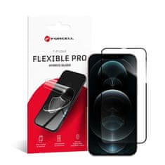 FORCELL Hibridno steklo za iPhone XS MAX / 11 PRO MAX Forcell Flexible 5D črno
