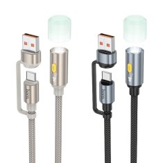 Hoco USB kabel A / USB C za LED svetilko Hoco 0,3 m UA38C zlati