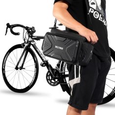 WILD MAN WILDMAN kolesarska torba za krmilo z zadrgo GS6 4L (4" - 7") črna