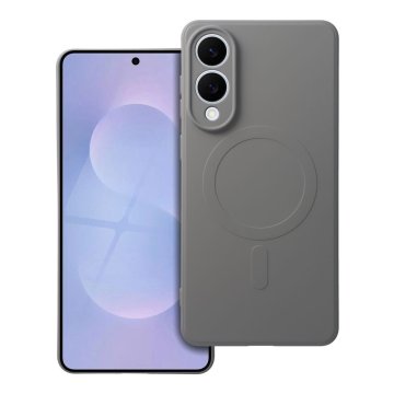 OEM SILIKONSKA MAG COVER torbica, združljiva z MagSafe za SAMSUNG S25 EDGE titanovo siva