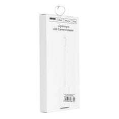 OEM OTG adapter USB A (ženski) na Lightning (moški) bel