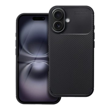 OEM CARBON PREMIUM etui za IPHONE 16 črn