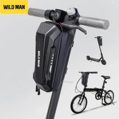 WILD MAN WILDMAN torba za krmilo za skiro, vodoodporna, 2 l, GD9, črna