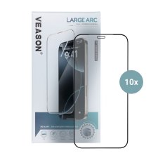 Veason Temperirano steklo 6D Pro Veason Glass (SET 10v1) - za iPhone 7 / 8 / SE 2020 / SE 2022 črno