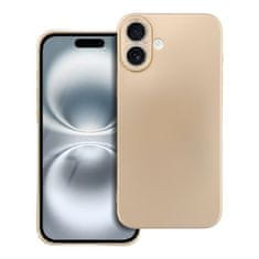 OEM METALLIC etui za IPHONE 16 Plus, zlato