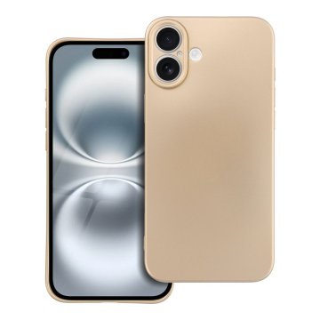 OEM METALLIC etui za IPHONE 16 Plus, zlato