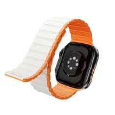 Hoco Pasek za Apple Watch Hoco magnetni silikonski 38 / 40 / 41 mm AS102 zvezdnat z oranžno