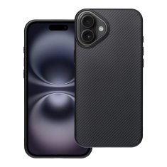 OEM Carbon Elite Mag Cover, združljiv z MagSafe, primeren za IPHONE 16 PLUS, črn