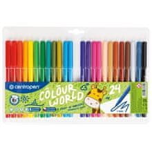 Centropen 7550 markerji, komplet 24 barv
