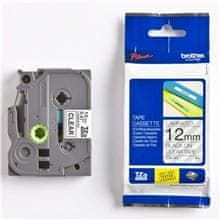 Brother Trak TZE-131, 12 mm, prozorno črno besedilo