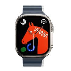 Hoco Pasek za Apple Watch Hoco magnetni silikonski 38/40/41 mm AS102 modri z sivim