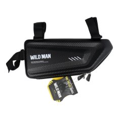 WILD MAN WILDMAN kolesarska torba za okvir z zaklepom E4 1,5L (4" - 7") črna