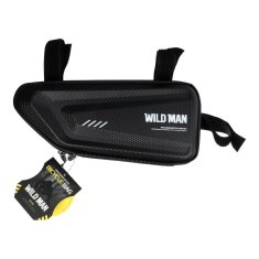 WILD MAN WILDMAN kolesarska torba za okvir z zaklepom E4 1,5L (4" - 7") črna