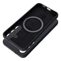 OEM 2 mm silikonski etui za SAMSUNG S25 Edge, združljiv z MagSafe, črn