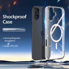 Dux Ducis DUX DUCIS etui CLIN MAG združljiv z MagSafe za IPHONE 16 Plus prozoren