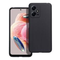 OEM MATT etui za XIAOMI Redmi Note 12 5G črna