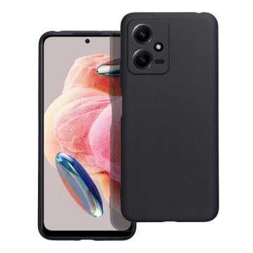 OEM MATT etui za XIAOMI Redmi Note 12 5G črna