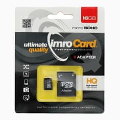 IMRO IMRO pomnilniška kartica microSD 16 GB z adapterjem SD